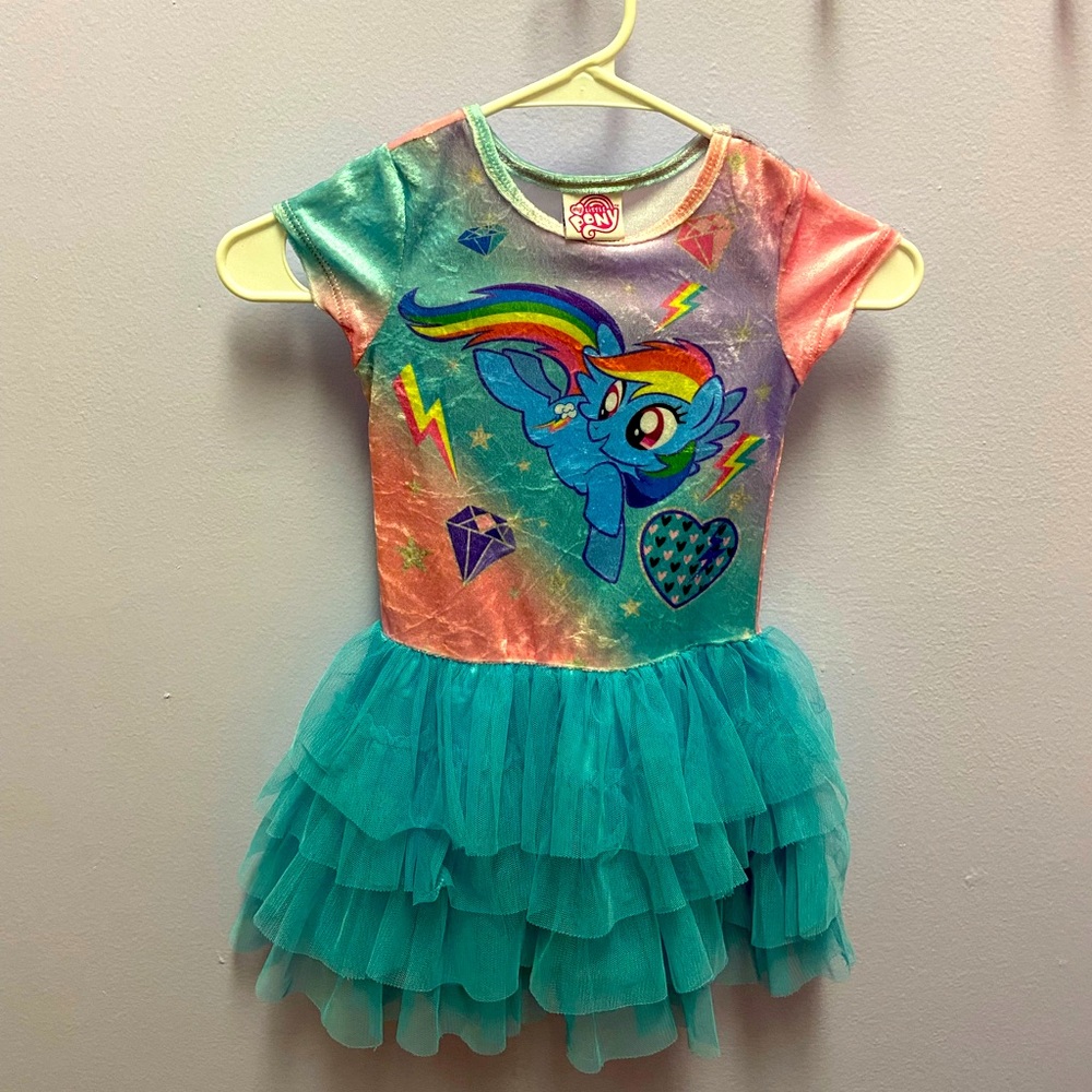 My Little Pony velvet tutu dress/blouse